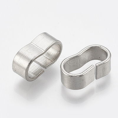 Tarnish Resistant 304 Stainless Steel Slide Charm STAS-T031-08-1
