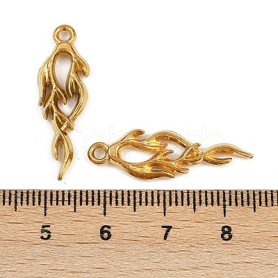304 Stainless Steel Pendants STAS-F317-07G-1
