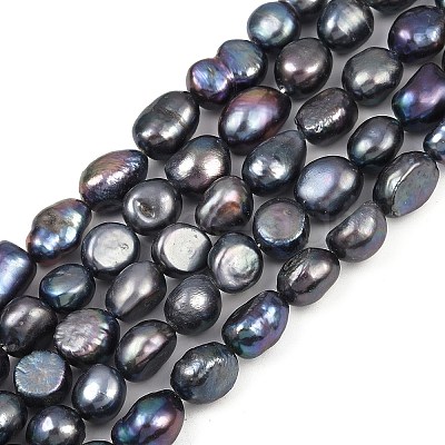 Natural Cultured Freshwater Pearl Beads Strands PEAR-P064-20K-03D-1