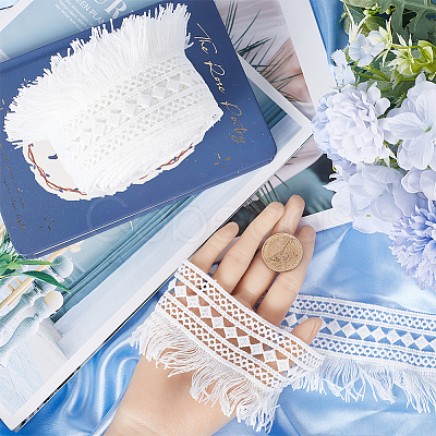7.5 Yards Polyester Fringe Tassel Trim DIY-GF0009-05A-1
