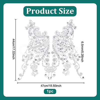 1Pc Polyester Clothing Patches PATC-NB0001-52-1