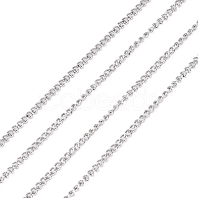 Tarnish Resistant 304 Stainless Steel Curb Chains CHS-R008-04-1