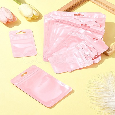 40Pcs 4 Styles Macaron Color Plastic Yin-yang Resealable Bags OPP-FS0001-18C-1