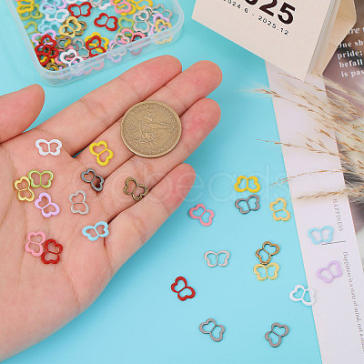 110Pcs 11 Colors Alloy Tri-Glide Adjuster Buckles FIND-GL0001-98-1