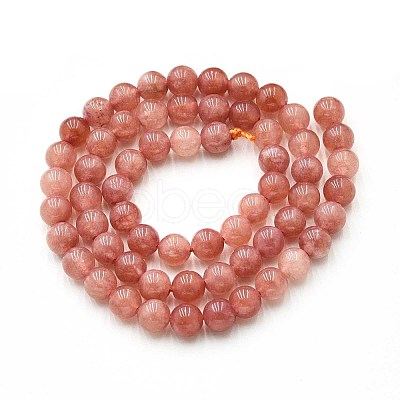 Natural Quartz Beads Strands G-N355-6mm-22-1