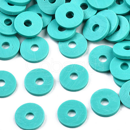 Handmade Polymer Clay Beads CLAY-R067-8.0mm-B34-1