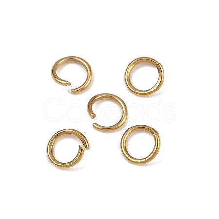 304 Stainless Steel Open Jump Rings STAS-Z137-01G-06-1
