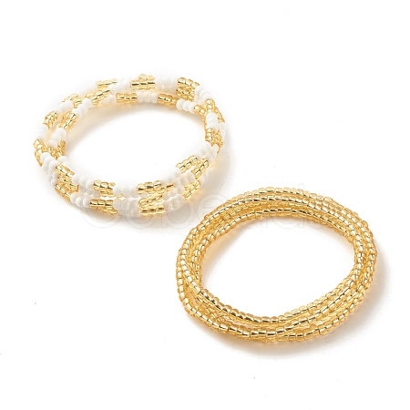 2Pcs Summer Jewelry Waist Bead NJEW-C00024-02-1