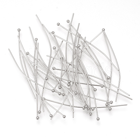 Tarnish Resistant 304 Stainless Steel Ball Head pins STAS-Q218-02B-1