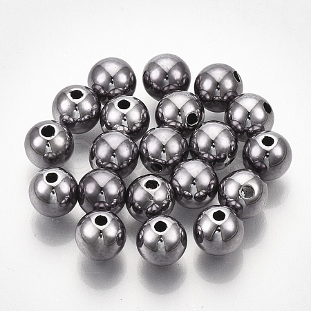 UV Plating ABS Plastic Beads CCB-S162-29F-01-1