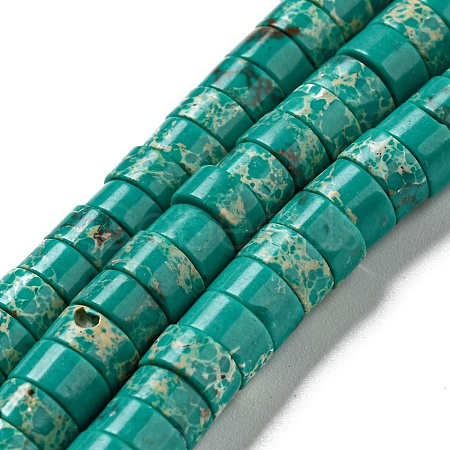 Synthetic Imperial Jasper Dyed Beads Strands G-D077-D01-01D-1