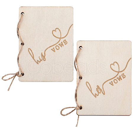 Creative Wooden Greeting Cards DIY-WH0349-171C-1