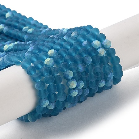 Transparent Glass Beads Strands LS-EGLA-A034-T4mm-MB27-1