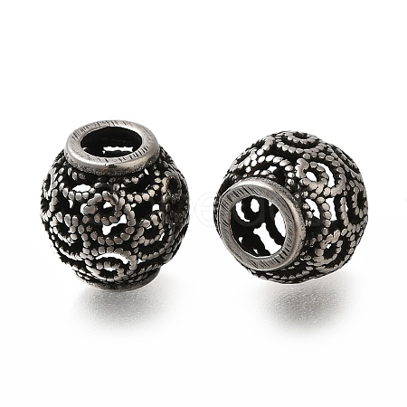 304 Stainless Steel European Beads STAS-D191-09F-AS-1