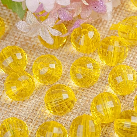 Transparent Acrylic Beads TACR-NH0001-F-11-1