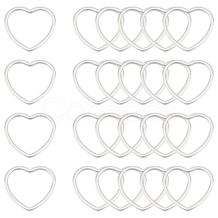 50pc 304 Stainless Steel Linking Ring STAS-UN0056-77-1