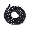 Natural Black Tourmaline Beads Strands G-L537-013B-3