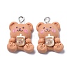 Resin Pendants X-RESI-G026-03-2