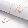 Ion Plating(IP) 304 Stainless Steel Necklace MAK-G004-05G-1