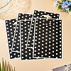 Polka Dot PET Plastic Packing Bags with Die Cut Hole Handle ABAG-TADJ0002-001G-3