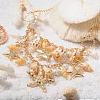 Trendy Shell Bib Beach Necklaces NJEW-PH0001-01-2