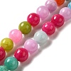 Natural Yellow Jade Beads Strands JBR10mm-C-4