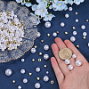 DIY Heart & Star & Imitation Pearl Plastic Stretch Bracelet Making Kit DIY-SC0025-70-3