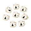 Christmas Theme Rack Plating Alloy Enamel Charms X-PALLOY-O109-29LG-1