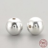 925 Sterling Silver Beads STER-S002-15-6mm-2