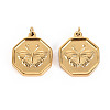 316 Surgical Stainless Steel Pendants STAS-S116-124G-1