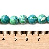 Dyed Natural Magnesite Beads Strands G-L617-D01-8mm-6