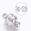 Brass Magnetic Clasps with Loops X-KK-H361-N-2