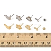 16Pcs 8 Styles 304 Stainless Steel Stud Earring Findings STAS-FS0001-86-5