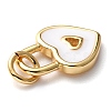 Brass Enamel Pendants KK-M218-11C-RS-2