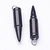 Natural & Synthetic Mixed Stone Pointed Pendants G-D850-M-4
