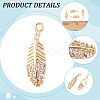 20Pcs Brass Micro Pave Cubic Zirconia Pendants KK-BBC0025-98-6