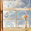 Rainbow PVC Laser Adhesive Stickers DIY-WH0273-49-5