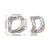 Transparent Acrylic Linking Rings OACR-S036-003A-D01-4