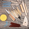 Wooden Handle Pottery Tools Sets TOOL-BC0008-11-2