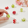 8Pcs 4 Styles Opaque Resin Pendants RESI-HY0001-06-3