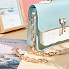 2Pcs Alloy with Acrylic Oval Link Purse Strap Extenders FIND-UN0003-17-2