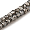 Electroplate Transparent Glass Beads Strands GLAA-C029-03A-05-1