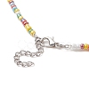 Glass Seed Beaded Necklaces NJEW-JN04261-3