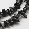 Natural Snowflake Obsidian Beads Strands X-G-F328-10-3