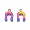 Ion Plating(IP) 201 Stainless Steel Charms STAS-S119-133-2