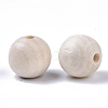 Natural Unfinished Wood Beads WOOD-S651-A20mm-LF-2