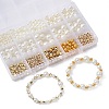 10Style Imitated Pearl Acrylic Beads and CCB Plastic Beads DIY-YW0007-51-4