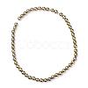 Non-magnetic Synthetic Hematite Beads Strands G-S096-4mm-8-3
