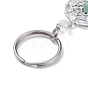 Natural Chip Fluorite & Green Aventurine Keychain KEYC-JKC00119-02-4