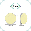 3Pcs K9 Glass Reflective Lens AJEW-WR0002-23A-2